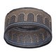 thumbnail image 4 of Sombrero Musulmán Bordado Arabia Saudita Hombres Sombreros Poliéster Algodón Negro Con Diseño De Ventilación Para Uso Diario, 4 of 7