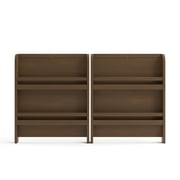 Graco Read-with-Me 4-in-1 Convertible Crib with Drawer and Removable Bookshelves, Hazelnut
