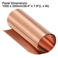 thumbnail image 2 of Uxcell Copper Sheet Roll, Metal Foil Plates 1000mm x200mm x 0.1mm, 2 of 4