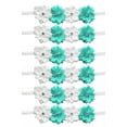 thumbnail image 3 of Accesorios de boda NikouMX 6 piezas muñeca Flor azul claro blanco rosa lechoso, 3 of 8