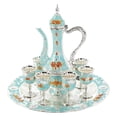 thumbnail image 2 of Decantador europeo perfecl con tazas y bandeja para servir naranja, 2 of 7