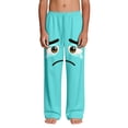 thumbnail image 4 of Boys Cartoon Sweatpants Green Funny Sad Face Print Kids Lounge Pants with Pockets Soft Comfortable for Sleeping Casual Elastic Waist 4-14 Years,Size 9 T, 4 of 9