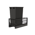 thumbnail image 1 of Rev-A-Shelf Single Pullout 50 qt. Kitchen Trash Can, Soft-Close, 5349-1550DM-118, 1 of 12