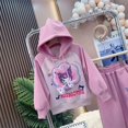 thumbnail image 4 of Sanrio-Conjunto de suéter y pantalones personalizados para niños, ropa gruesa y cálida, bonito tema Kuromi, regalo para niños y niñas, otoño, 2023, 4 of 4
