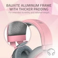thumbnail image 4 of Razer Kraken Gaming Headset 2019: Lightweight Aluminum Frame - Retractable Noise Cancelling Mic - for PC, Xbox, PS4, Nintendo Switch - Quartz Pink, 4 of 7