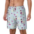 thumbnail image 2 of Uemuo Poodle Dog Pattern Mens Swim Trunks Quick Dry Board Shorts with Mesh Lining, Stretch Beach Shorts Quick Dry No-Chafing Board Shorts-X-Large, 2 of 9