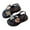 Black, variant on Krdevn Toddler Girls' Floral Platform Sandals, 3D Flower & Pearl Decor Adjustable Buckle Strap Soft Sole Non- Princess Beach Sandals for Kids,Sizes 7.5