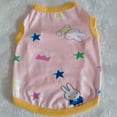 thumbnail image 4 of Colorful and Breathable Pet T-shirt - Delicate Edging Fabric - Cartoon Pattern - Summer Costume, 4 of 8