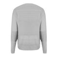 thumbnail image 5 of Black*Friday Womens Clothing Clearance under $5 GaThRRgYP Spring Tops for Women 2025,Summer Tops for Women under $10,Women's Fashion New Solid Color Long Sleeve V-Neck Hollow Knit Sweater Top Gray L, 5 of 5