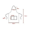 thumbnail image 4 of SENRISE Unisex Apron with 2 Front Pocket for Cooking BBQ Painting Gardening Kitchen Restaurant Adults, 4 of 5