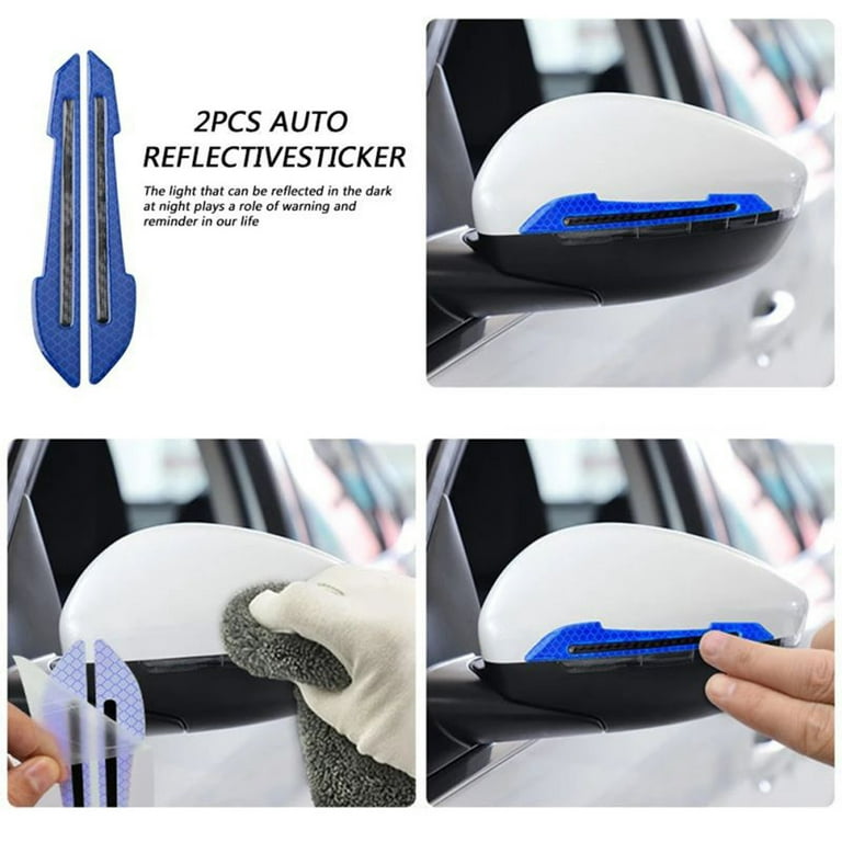 Exterior parts 1Pair Car Rearview Mirror Covers Exterior Rearview