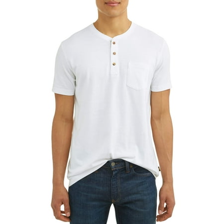 Hurley T-shirt Shorts - Lee Men's Short Sleeve Solid Henley T-Shirt