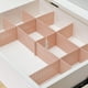 thumbnail image 4 of Bearachild Organice los cajones con divisores de cajones, no más desorden ni desorden, ajustable, bien organizado Almacenamiento y organización del hogar rosa elegante 3 piezas/juego, 4 of 6