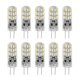 thumbnail image 1 of 10 Uds G4 DC12V 3014 cuentas LED de cristal lámparas de luz para el hogar bombilla de ahorro de energía blanco frío 24LED 1,5 W, 1 of 6
