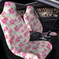 thumbnail image 2 of Uemuo Purple Watercolor Flowers Pattern Car Seat Covers for Front Seats Waterproof Seat Covers for Cars, Universal Auto Front Seats Protector Fits for Car-2 PCS, 2 of 6