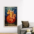 thumbnail image 4 of Great Big Canvas "Vintage Advertising Poster - La Chablisienne"  Burgundy Peach   Wrapped Canvas Print Wall Artwork, 4 of 7