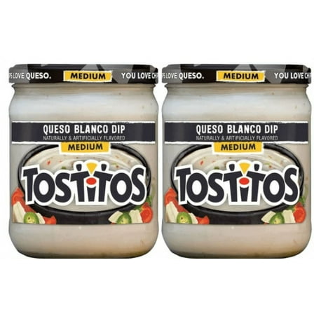 Tostitos Medium Queso Blanco Dip pack of 2