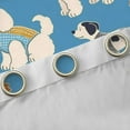 thumbnail image 4 of Homewish Kids Children Cartoon Dogs Black Out Curtains,Kawaii Animal Curtains Pack of 2 (42x63 Each),Cute Pets Bedroom Curtains,Lightweight Room Decor, 4 of 6
