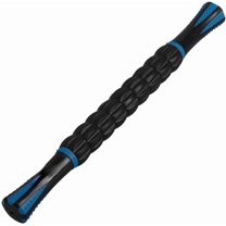 Muscle Roller Stick for Athletes - Body Massage Stick - Release Myofascial Trigger Points Reduce Muscle Soreness Tightness Leg Cramps & Back Pain for Physical Therapy & Recovery (Blue 1)