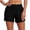 Black, variant on Antinious Women Elastic Waist Swim Shorts Lightweight Relaxed Breathable Beach Pants