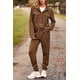 thumbnail image 4 of Conjunto Coordinado PRETTYGARDEN Camel Dos Piezas Talle L, 4 of 8