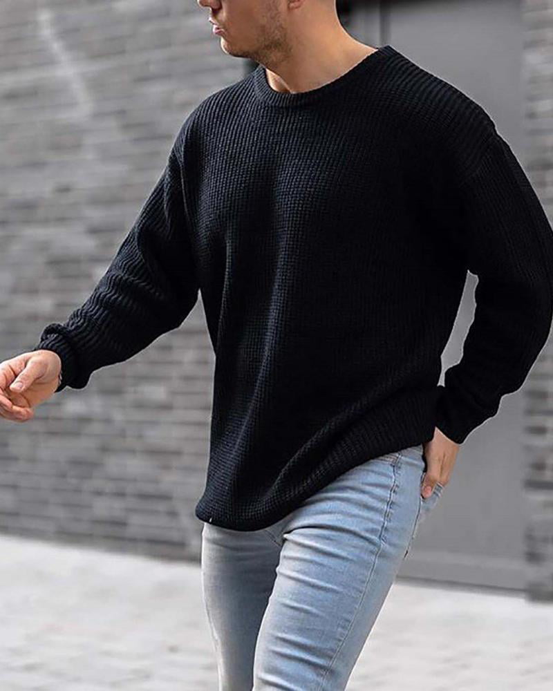ouxiuli Mens Casual Long-Sleeved Pullover High Neck Sweaters Knit Blouse 