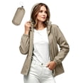 thumbnail image 2 of Enjoytime Rain Jacket Women Waterproof Lightweight Hooded Plus Size Raincoat Packable Outdoor Hooded Windbreaker, 2 of 8