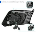 thumbnail image 5 of Spec-D Tuning Black Projector Headlights Compatible with 2009-2018 Dodge Ram 1500, 2010-2018 Dodge Ram 2500/3500, Left + Right Pair Headlamps Assembly, 5 of 7