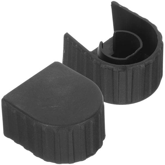 FOMIYES Plastic Ladder Black Durable Replacement Parts for Home 2Pcs