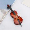 thumbnail image 4 of Basswood Violoncello Shaped Ornament 3 Dimensional Decorative Refrigerator Sticker, 4 of 4