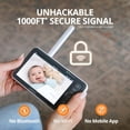 thumbnail image 3 of Levana Nala Video Baby Monitor No WiFi, 1080P PTZ Camera, 5.5”1080P Monitor, Night Vision, 1000ft Range, 5000mAH Battery, Carrying Case, 2 Year Warranty, 3 of 7
