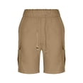 thumbnail image 4 of Ohufall Mens Cargo Shorts , 2026 Elastic Waist Bermuda Shorts Summer Casual Loose Multi Pockets Outdoor Jogger Short Cargos, 4 of 6