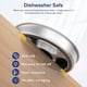 thumbnail image 3 of Comedero lento para perros de acero inoxidable, 2 tazas de comedero para perros antideslizante de metal, adecuado para perros pequeños y medianos como un recipiente de agua para perros para reduc, 3 of 5