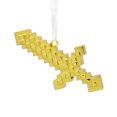 thumbnail image 2 of Hallmark Minecraft Gold Sword Metal Christmas Ornament, 2 of 6