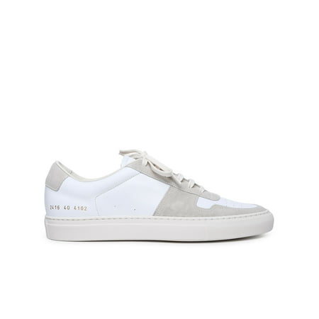 

Common Projects Man Bball Duo White Leather Sneakers