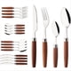 thumbnail image 1 of Imitation Wood Handle Cutlery Set Western Cutlery Knife, 1 of 5