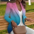 thumbnail image 2 of Vedolay Casual Tops for Women Women's Blazer Casual Long Sleeve Open Front Business Lapel Suit Jacket,Light Blue S, 2 of 4