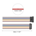 thumbnail image 2 of Unique Bargains 10PCS SM 10Pin Connector Male to Female Plug Electrical Wire 2.54mm Pitch 30CM Terminal Connector Cable, 2 of 5
