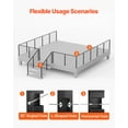 thumbnail image 5 of VEVOR Cable Railing Post, 36x1x2 Inch Level Deck Stair Posts, 1-Pack Stainless Steel Cable Handrail Post, Pre-Drilled Pickets with Mounting Bracket Stair Railing Kit, Black, 1JZLGZXHS914LZA6X001V0, 5 of 9