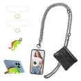 thumbnail image 1 of Correa para Celular con Cartera y Cadena de Metal Gun Metal Casecond, 1 of 9