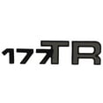 thumbnail image 2 of Ranger Boat Raised Emblem Decal 7604286 | 177TR Sticker Gray Black, 2 of 3