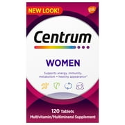Centrum Womens Multivitamin Supplement Tablet, 120 Count