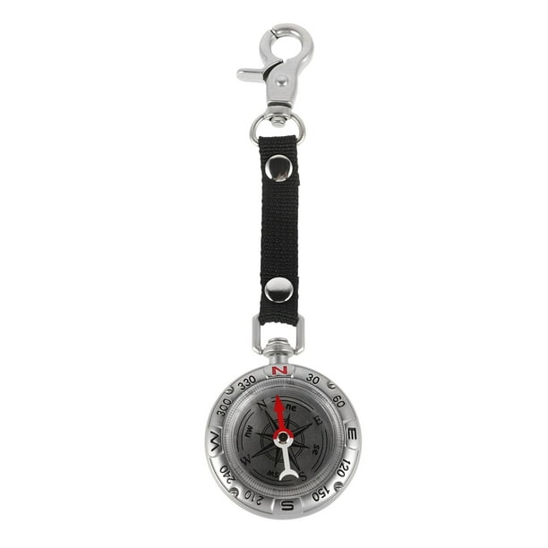 LLavero de brújula para exteriores, llavero Vintage de aleación de Zinc, llavero portátil con brújula, llavero de brújula de bolsillo, brújula para exteriores