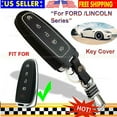 thumbnail image 1 of Dobrev 5B Genuine Leather Case Protector Entry Fob Cover Skin for Ford Fusion Explorer Mustang Edge Lincoln Nautilus MKC MKX MKZ Smart Key, 1 of 6