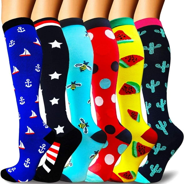 Compression Socks Women & Men 20-30mmHg - Best Support for Running,Sports,Hiking,Flight Travel,Circulation