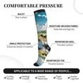 thumbnail image 5 of Compression Socks for Women and Men - Countryside Farm Cow Compression Socks Circulation for Workout, 5 of 8