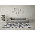 thumbnail image 3 of Ahgly Company Indoor Rectangle Abstract Gray Modern Area Rugs, 4' x 6', 3 of 4