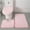 Pink, variant on 3Pcs Microfiber Bathroom Rug Sets, Non Slip Contour Mat Toilet Lid Cover and Bath Rug Mats Shower Mats for Bathroom Tub Toilet (Pink)