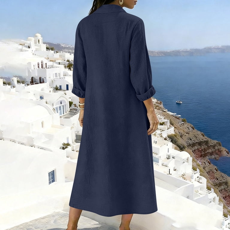 comfy maxi dress Lounge Now, Brunch Later: Cute Dresses Olivia Shea Style And Flowy Susan Graver Weekend Regular Printed