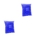 thumbnail image 2 of kurtrusly Boîte Cadeau Décorations Râpées Froissées Lafite Remplissage de Raphia Matériel d'Emballage Bleu 2Set, 2 of 6